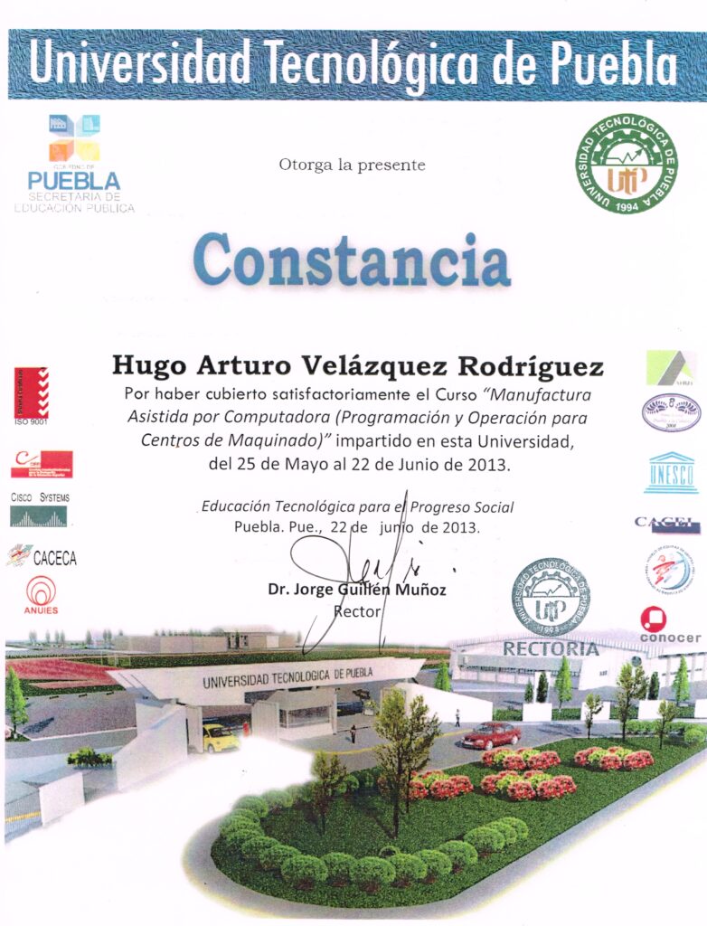 Constancia de Estudios CNC
