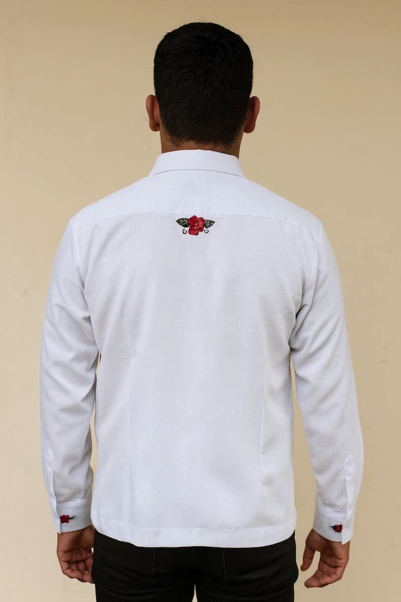 Guayabera tradicional Tzotzil Huixtán, Chiapas - Imagen 2