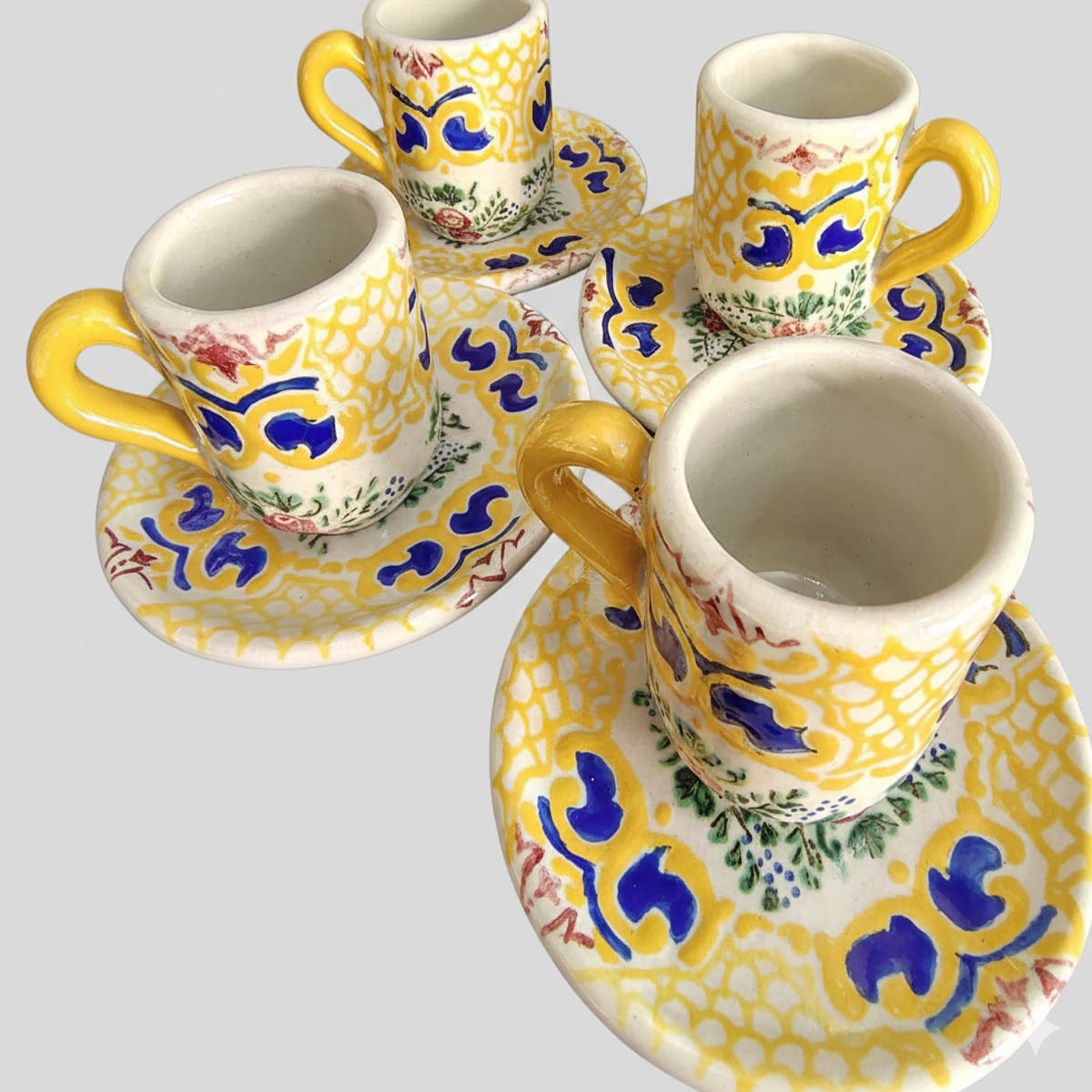 Set juego para café expreso- "El Arte" Puebla, Puebla. - Imagen 2