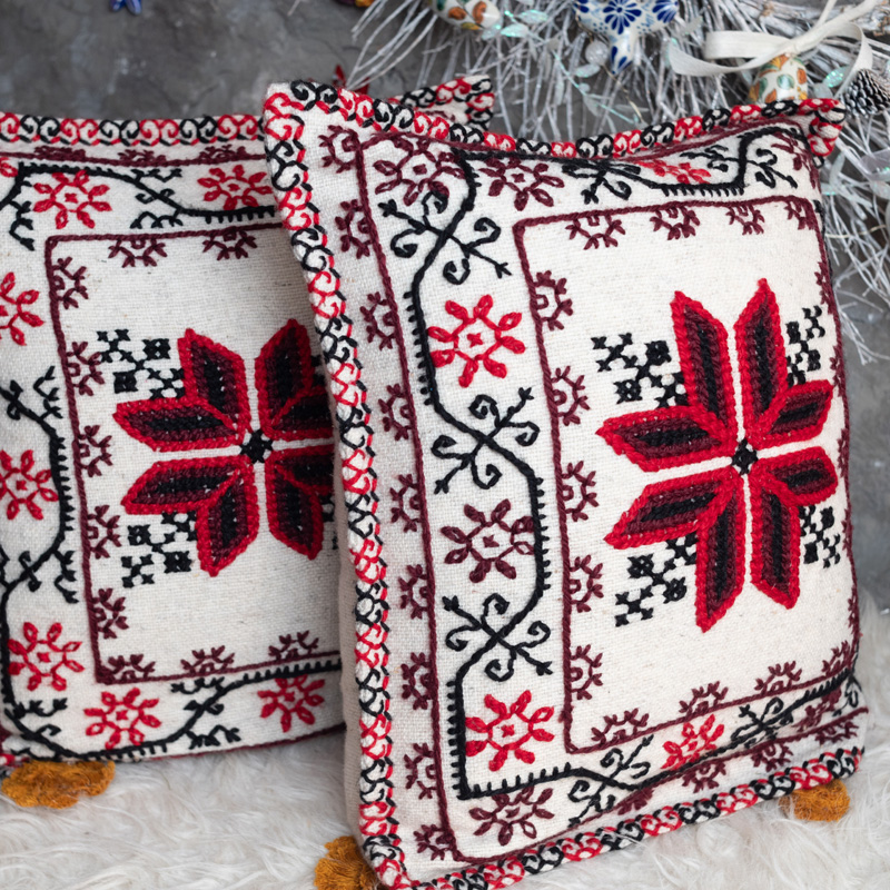 Par de fundas para cojines tradicionales - Mazahuas - Imagen 5