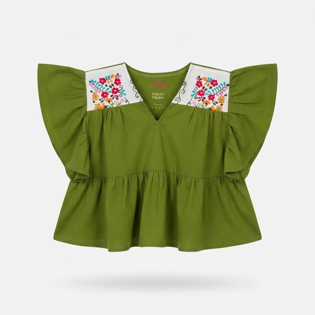 Blusa contemporánea Mahe- San Grabiel Chilac, Puebla - Imagen 2