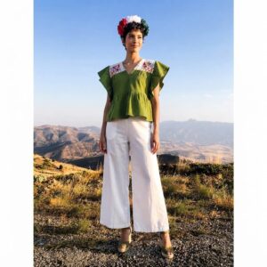 Blusa contemporánea Mahe- San Grabiel Chilac, Puebla