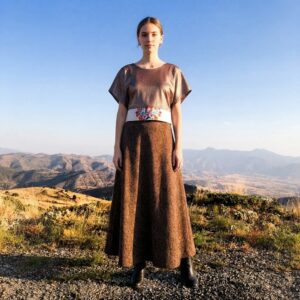 Blusa Contemporánea con aplicación, Puebla.