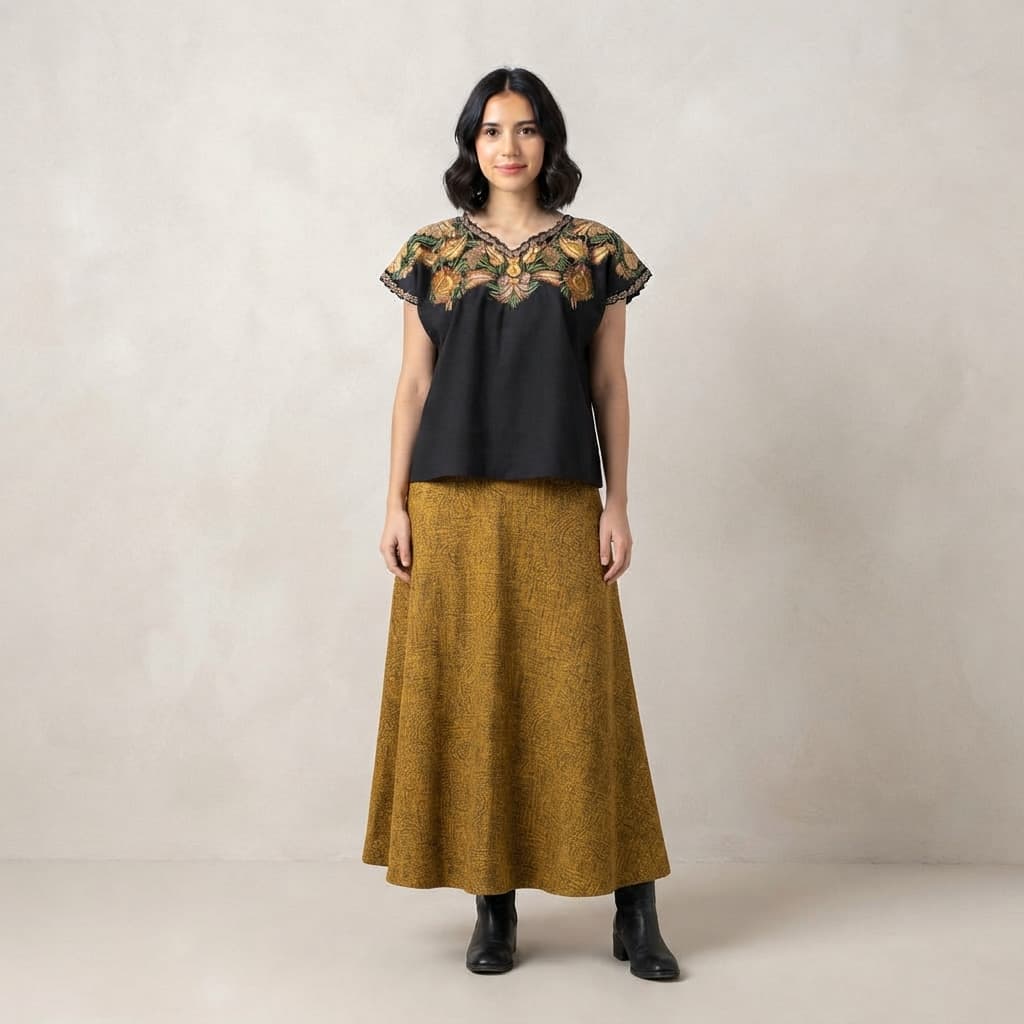 Blusa Contemporánea – Zinacantán, Chiapas - Imagen 2