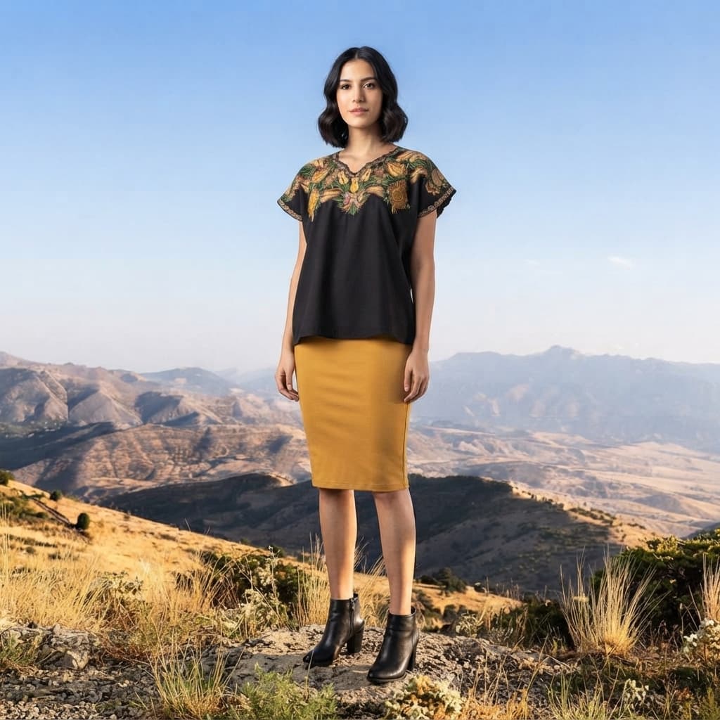 Blusa Contemporánea – Zinacantán, Chiapas