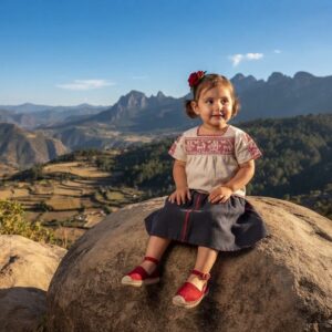 Blusita para bebe- Sierra Norte de Puebla, Chachahuantla.