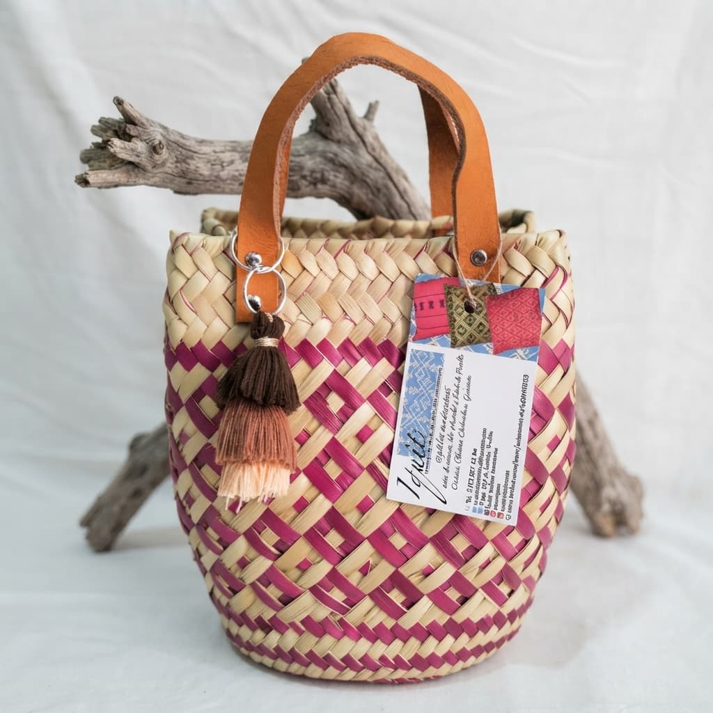 Bolso mini de palma-San Luis Amatlàn, Oaxaca.