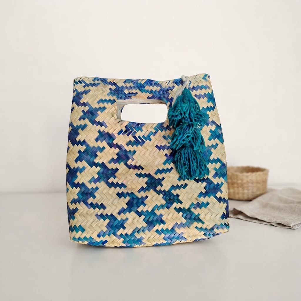 Bolso de mano palma- Puebla, Puebla. - Imagen 3
