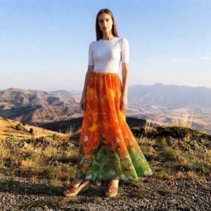 Falda Wixàrika (Huichol) s/ Accesorios.