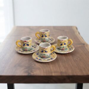Set juego para café expreso- "El Arte" Puebla, Puebla.