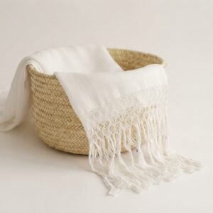 Rebozo Extrafino, telar de cintura Coyotik, Calmécac Puebla.