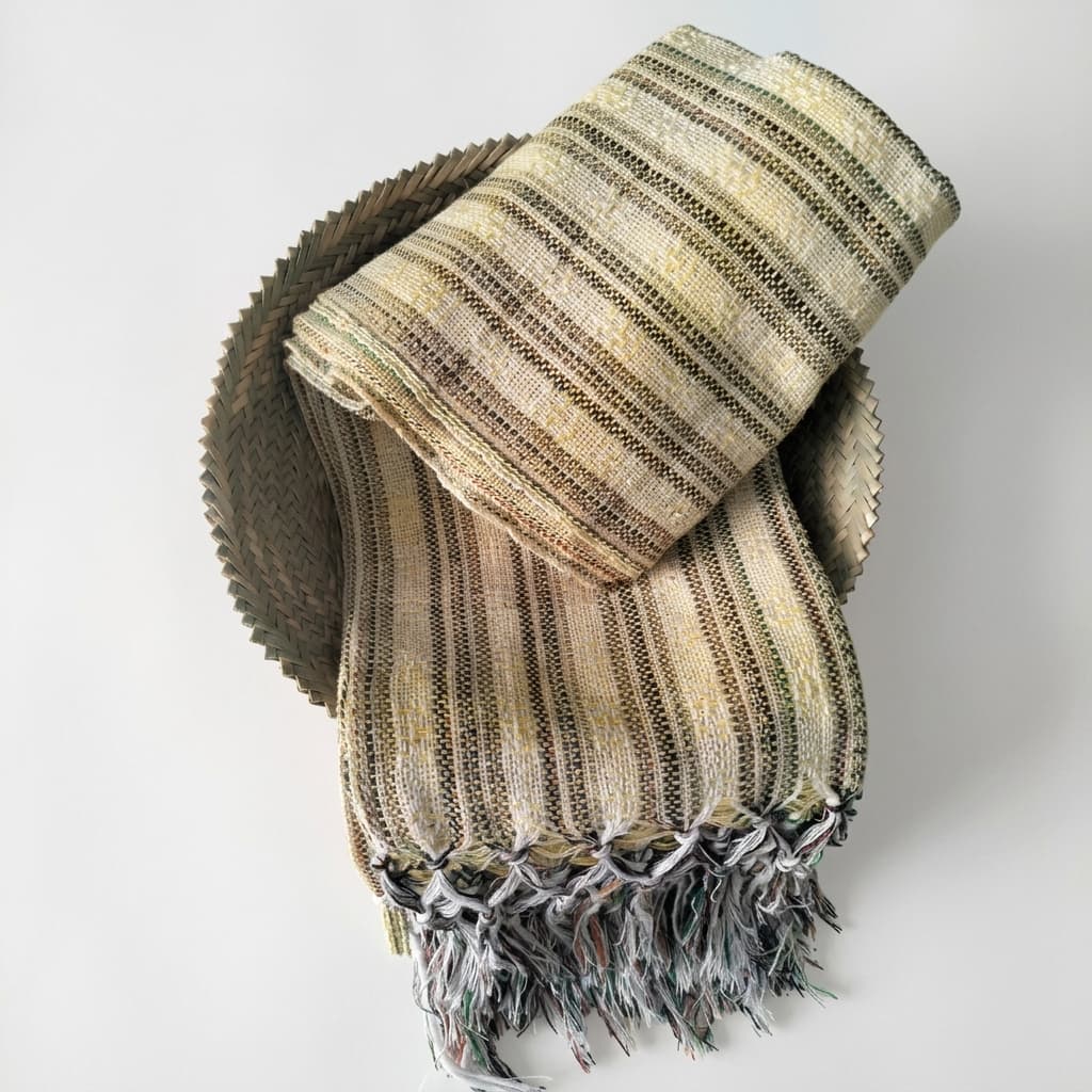 Rebozo telar de pedal- Aztatla, Tlaxcala. - Imagen 2