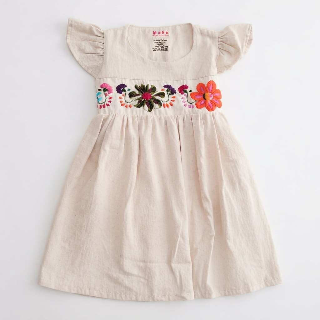Vestido niña- San Grabiel Chilac, Puebla. - Imagen 2