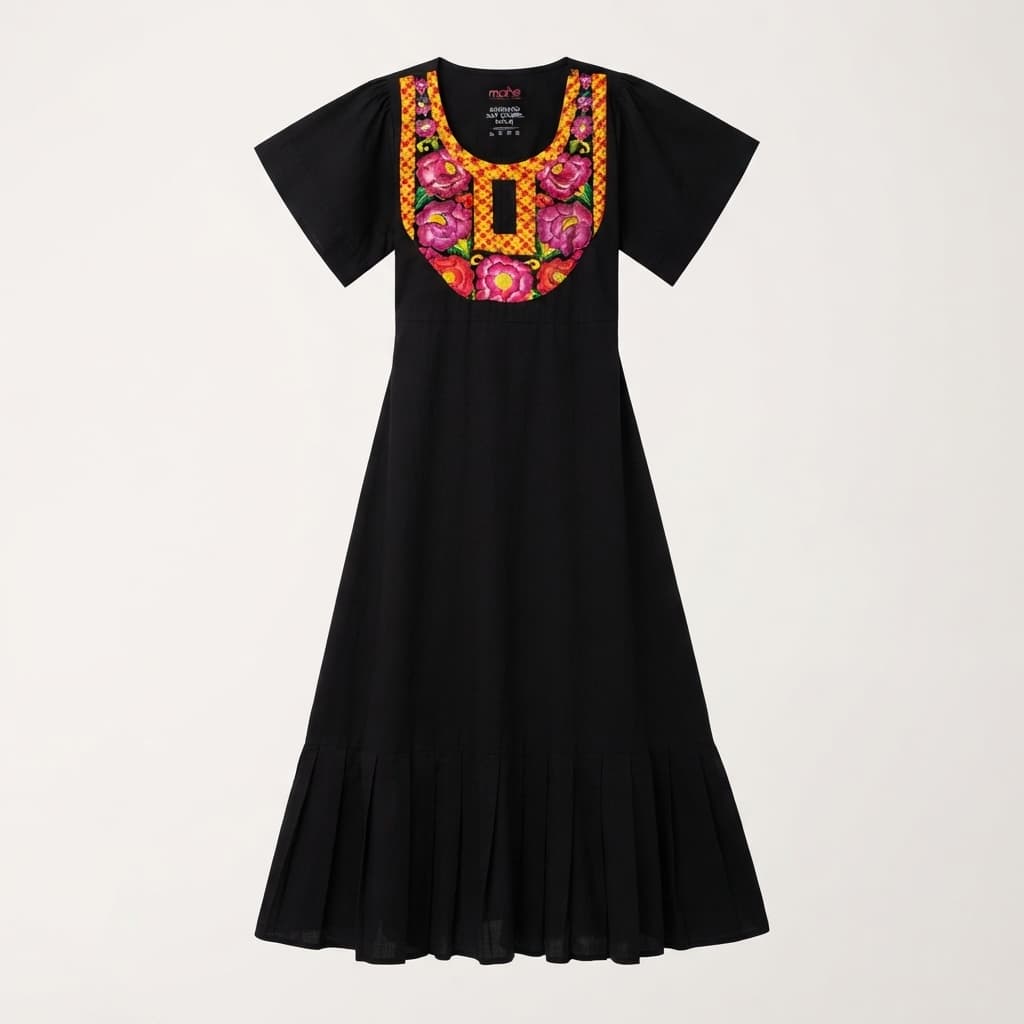 Vestido largo Contemporáneo Mahe - Istmo Tehuantepec, Oaxaca. - Imagen 2