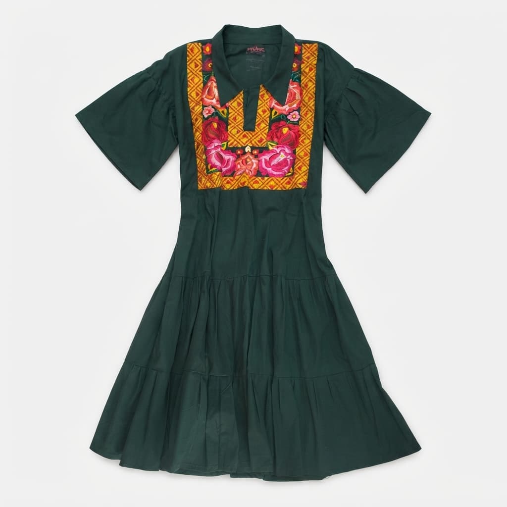 Vestido Contemporáneo - Istmo Tehuantepec, Oaxaca. - Imagen 2